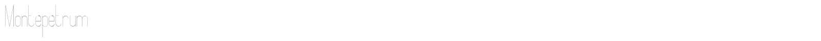 Montepetrum font preview